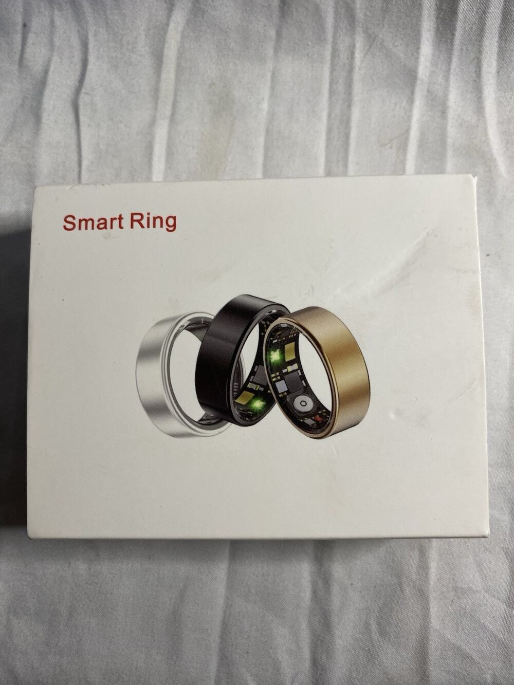 Smart Ring Size 11 Gold Fitness Heart Rate Sleep Tracker Waterproof R1004 Pro